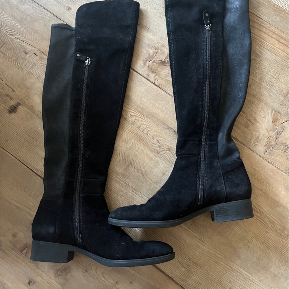 Geox suede knee high boots
